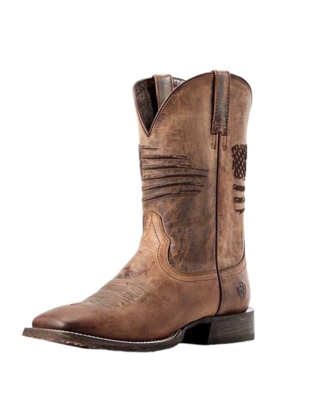 Ariat Circuit Patriot Western Leather Boots, Men's Size 10.5 EUC